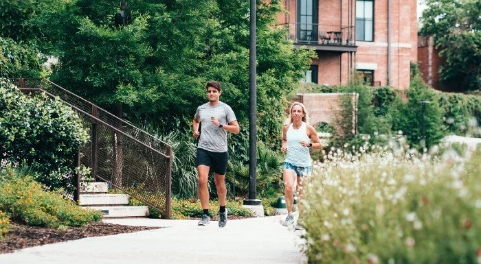 running