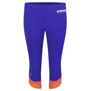 Mallas Piratas Fly-By Compression Capri Under Armour® para Mujer - Siberian Iris