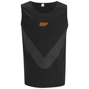 Camiseta Sin Mangas Myprotein Running para Hombre - Negro