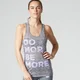 Camiseta de Tirantes Myprotein Burnout para Mujer - Gris