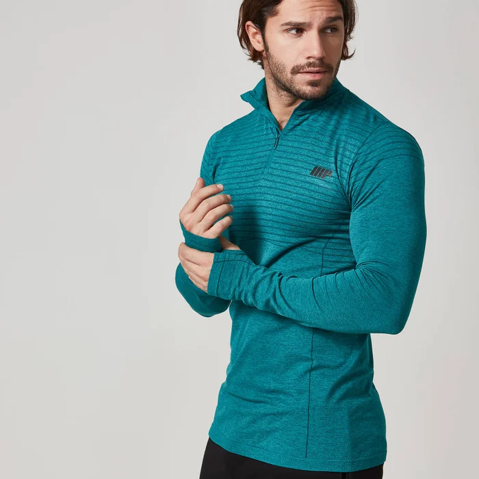 Camiseta Sin Costuras Con Cremallera