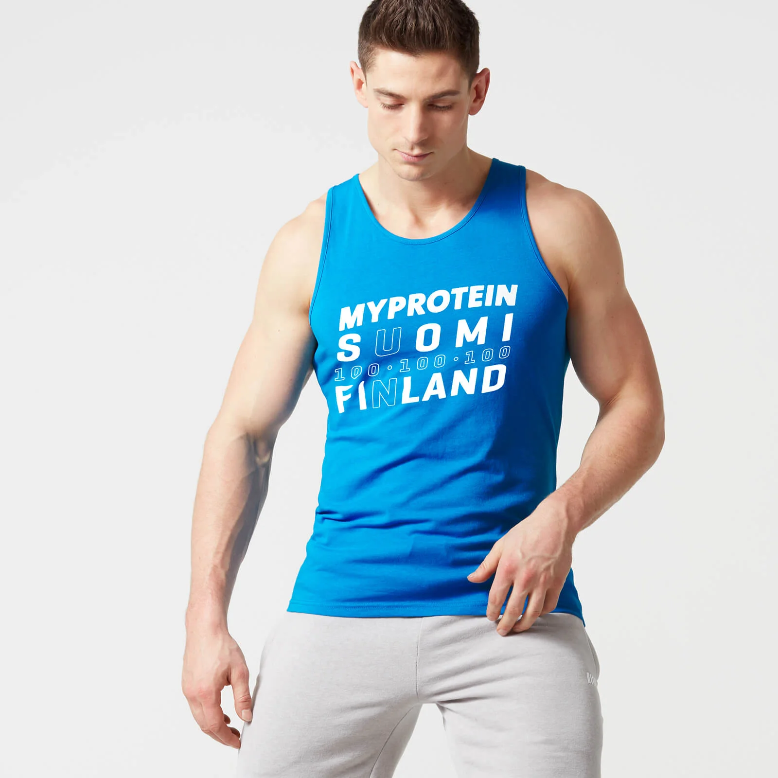 Myprotein Finland Vest - Blue - S - Azul Imagen 1