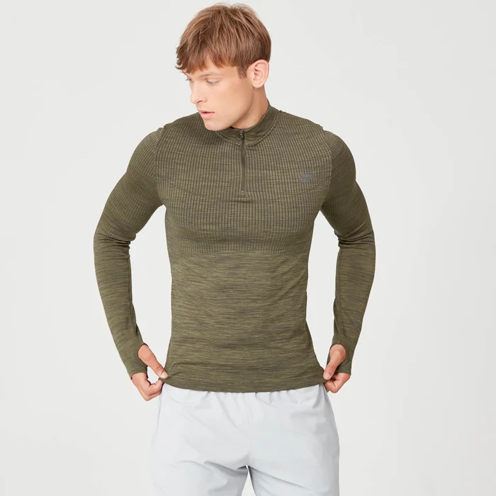 Camiseta con cremallera ¼ Sculpt