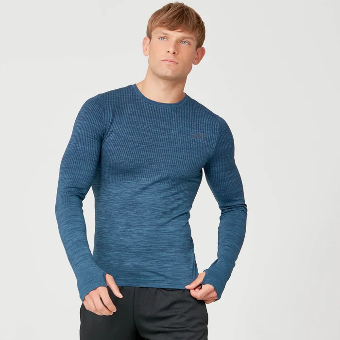 Camiseta de Manga Larga Sin Costuras Sculpt