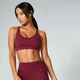 Sujetador Deportivo Power Mesh - Granate