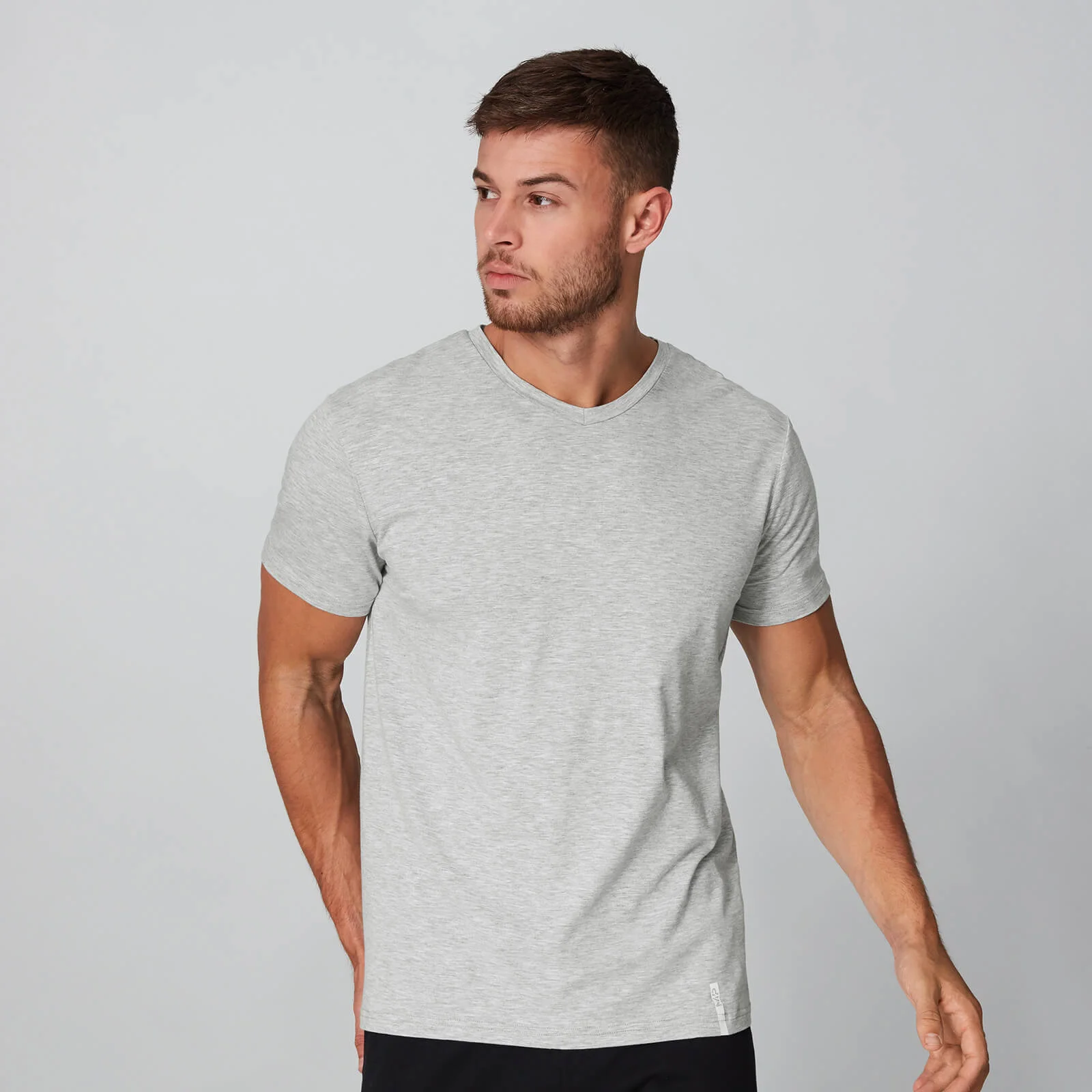 MP Luxe Classic V-Neck - Silver - XS Imagen 1