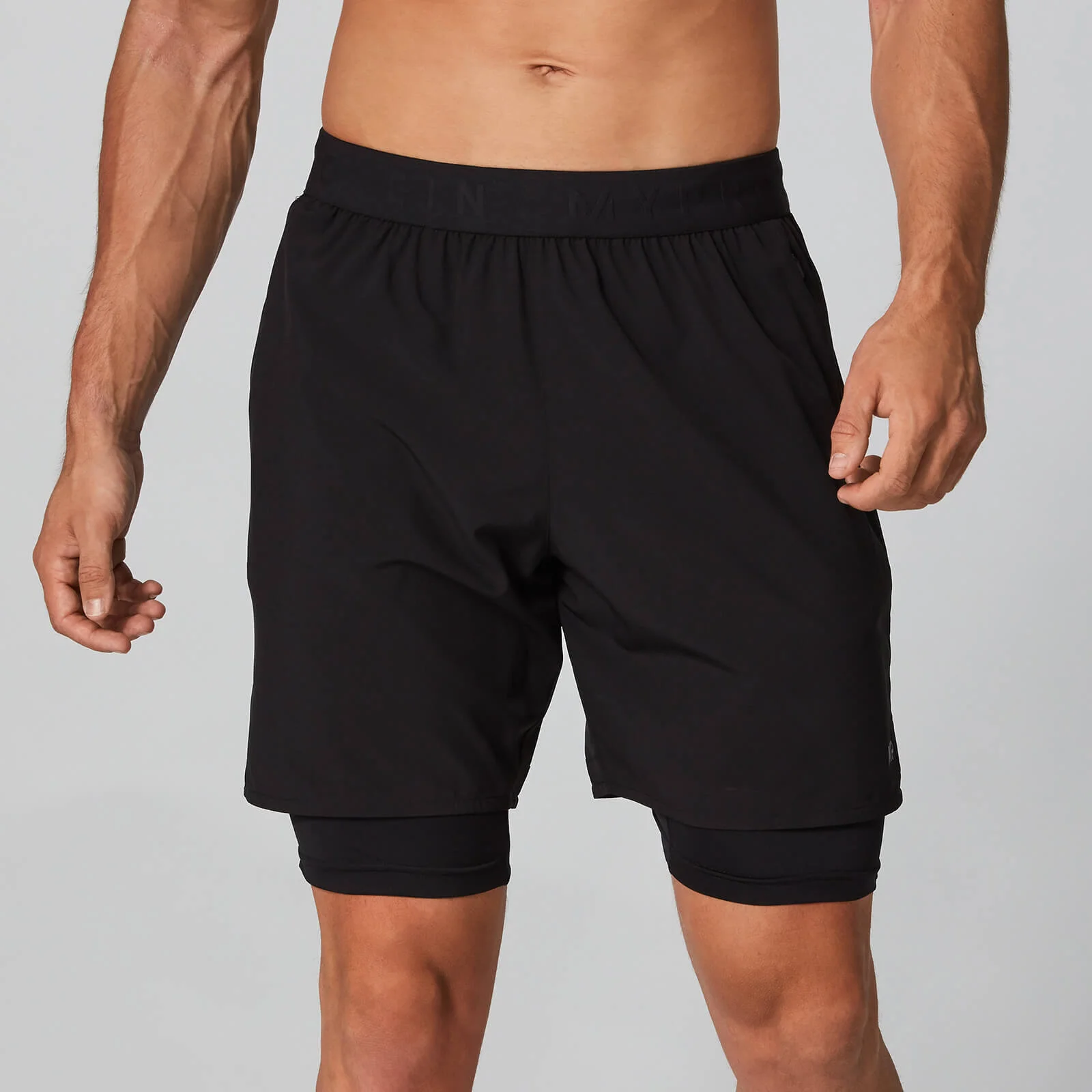 Pantalón Corto Doble Capa Power - Negro - XS Imagen 1