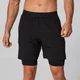 Pantalón Corto Doble Capa Power - Negro