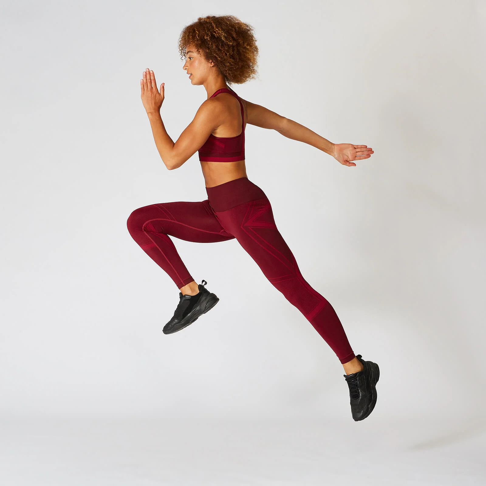 Impact Seamless Leggings - Oxblood - XS Imagen 1