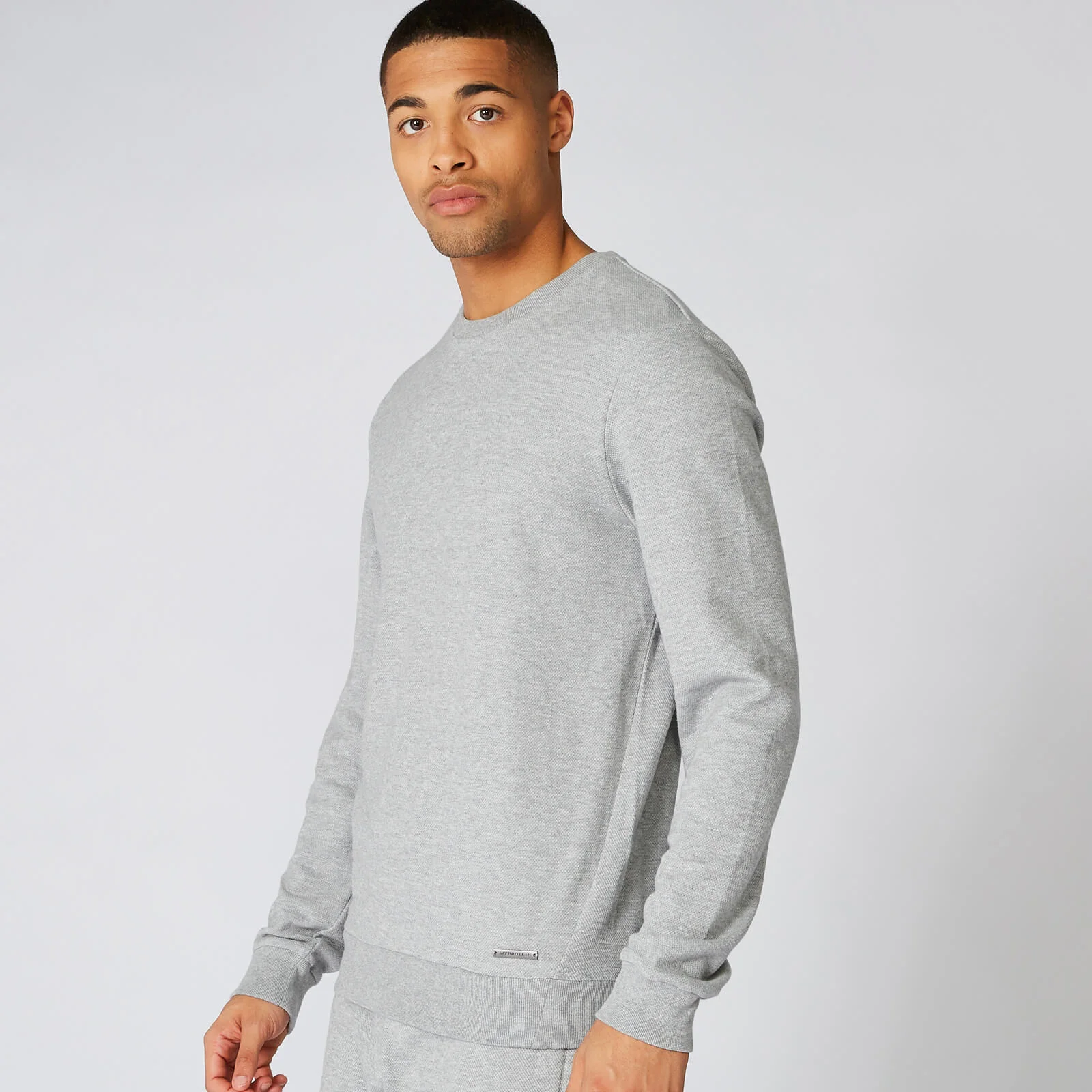 MP Men's Evo Crew Neck - Silver Marl - XS - Silver Marl Imagen 1