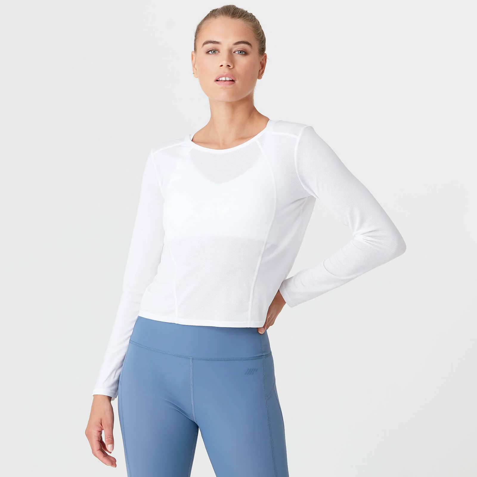 Myprotein Dry Tech Long Sleeve T-Shirt - White - XS Imagen 1