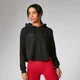 Sudadera recortada con capucha original