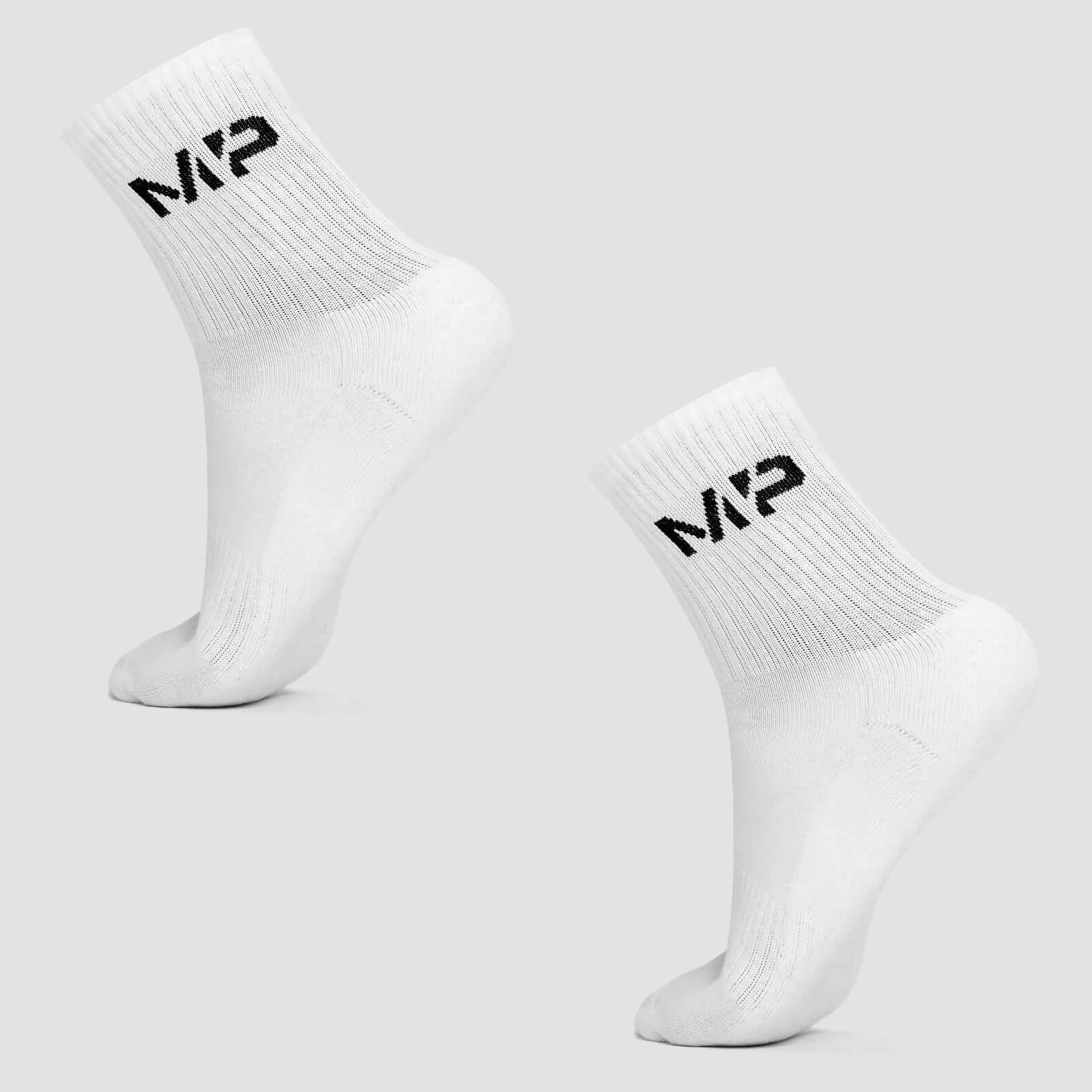 Calcetines clásicos Essentials para hombre de MP - Blanco (pack de 2) - UK 6-8 Imagen 1