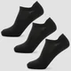 Calcetines tobilleros Essentials para hombre de MP - Negro (pack de 3)