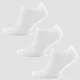 Calcetines tobilleros Essentials para hombre de MP - Blanco (pack de 3)