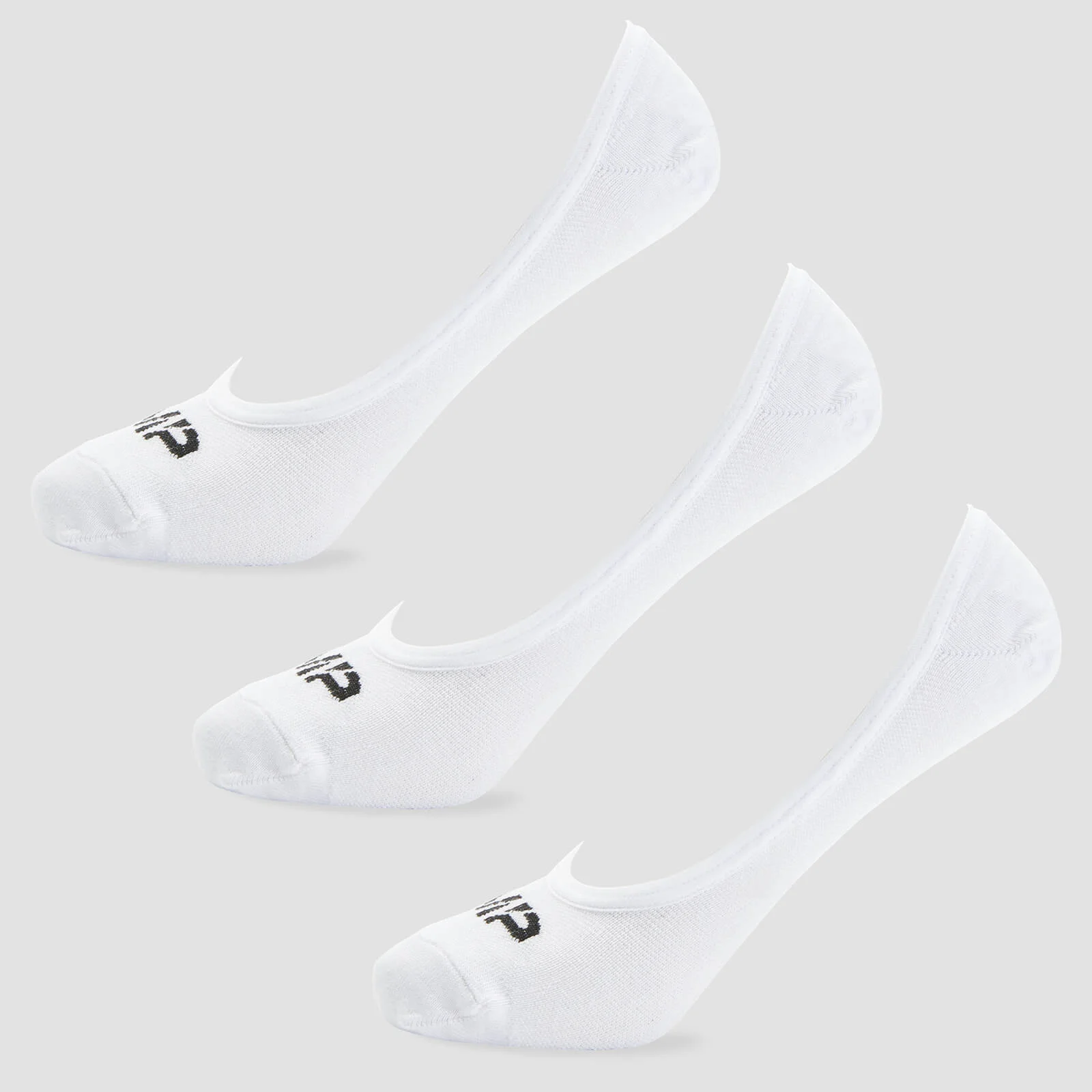 Calcetines invisibles Essentials para hombre de MP - Blanco (pack de 3) - UK 6-8 Imagen 1