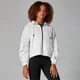 Chaqueta con Cremallera Oversize - Blanco