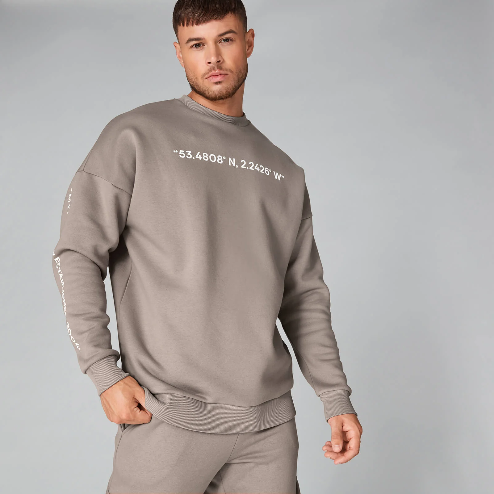 Sudadera Coordinates - Gris - XS Imagen 1