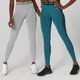 Mallas Curve (Pack de 2) - Plata/Negro
