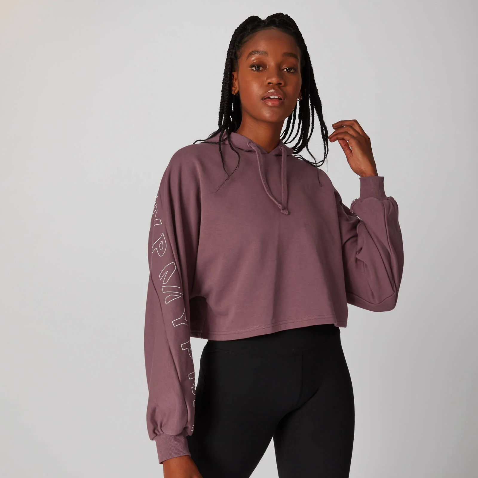 Sudadera Corta con Capucha Icon - Rosa - XS Imagen 1