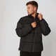 Chaqueta Acolchada Double Panel - Negro