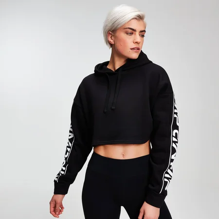 Sudadera Corta Logo Rest Day - Negro