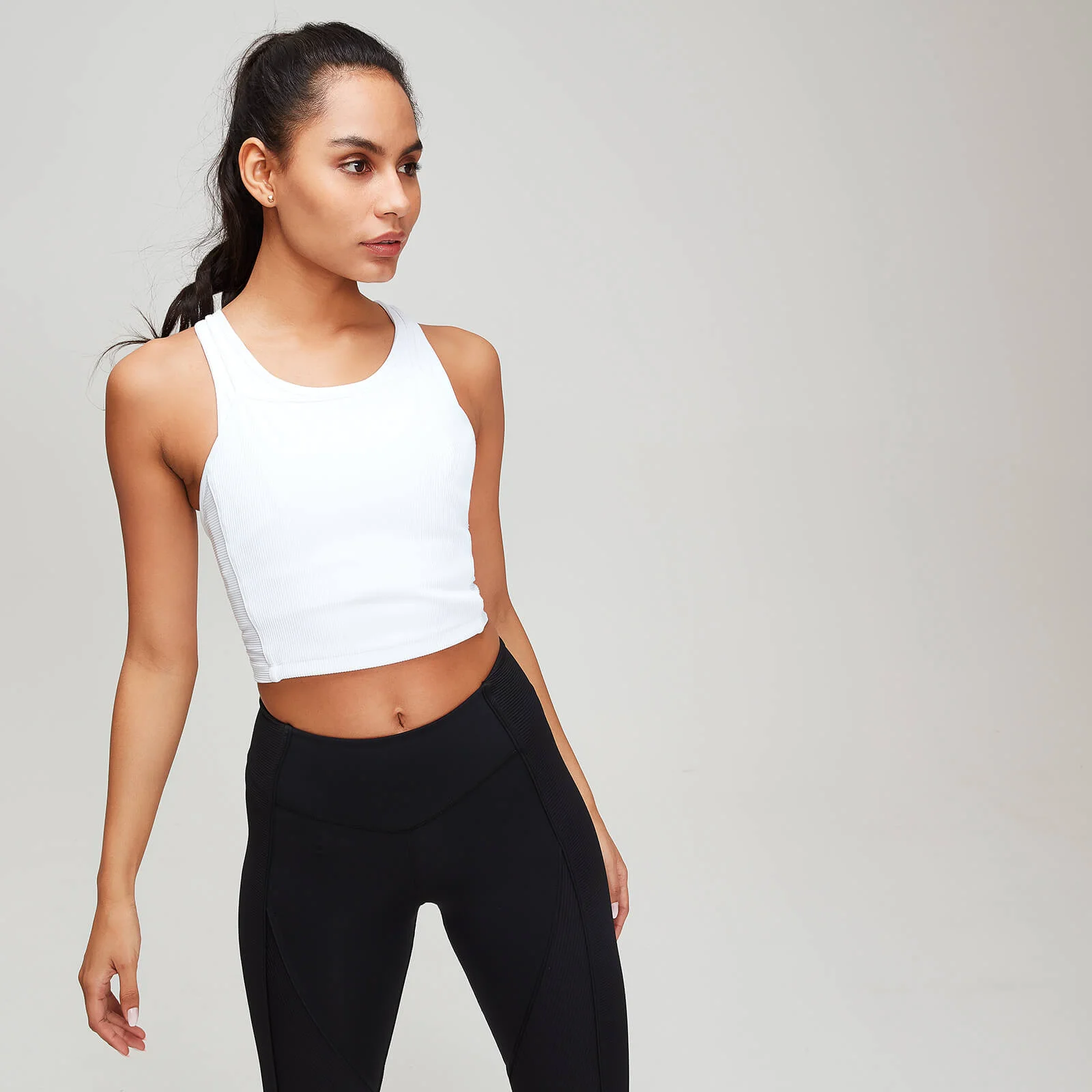 Camiseta de Tirantes Textured Training - Blanco - XS Imagen 1