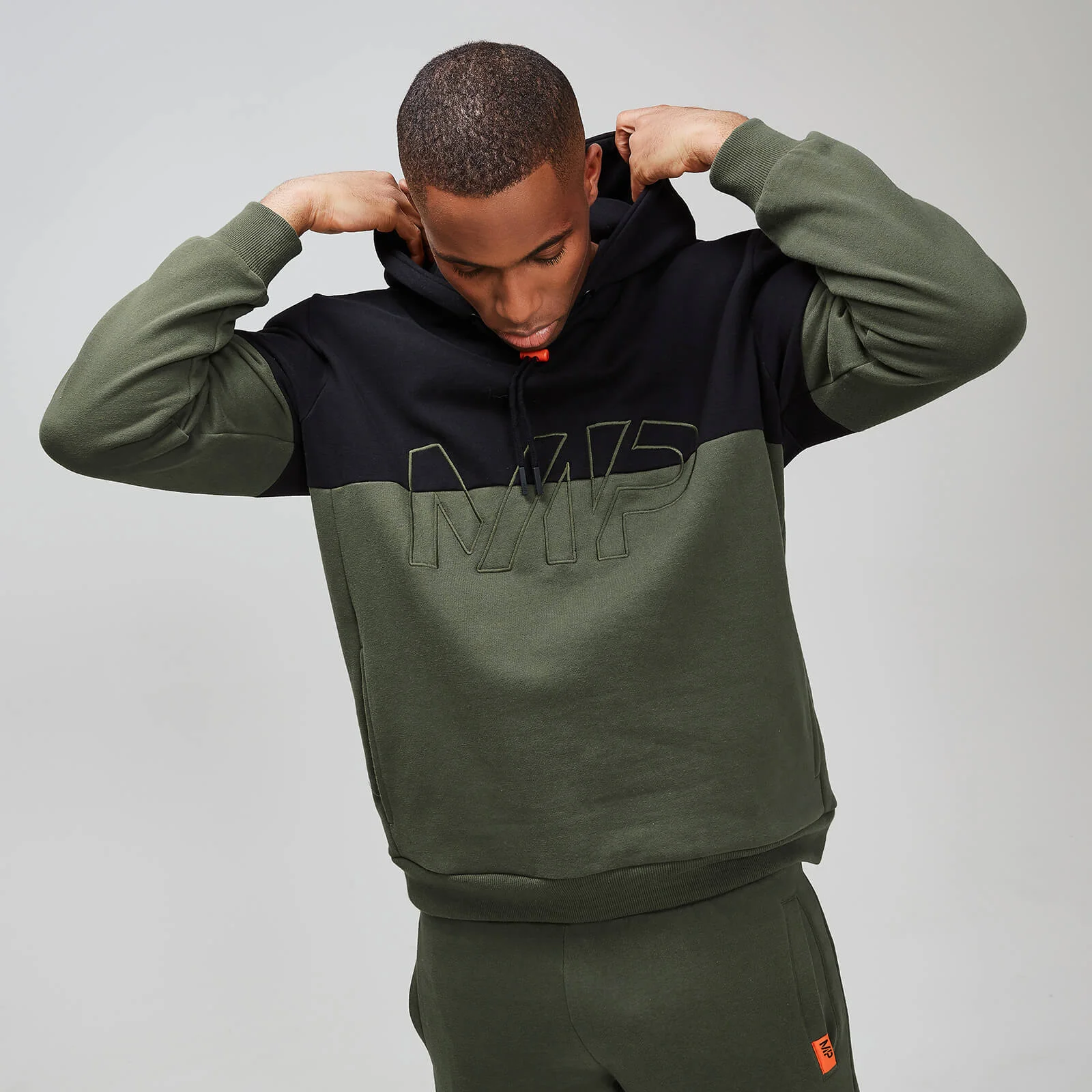 MP Rest Day Men's Split Overhead Hoodie - Army Green - XS Imagen 1