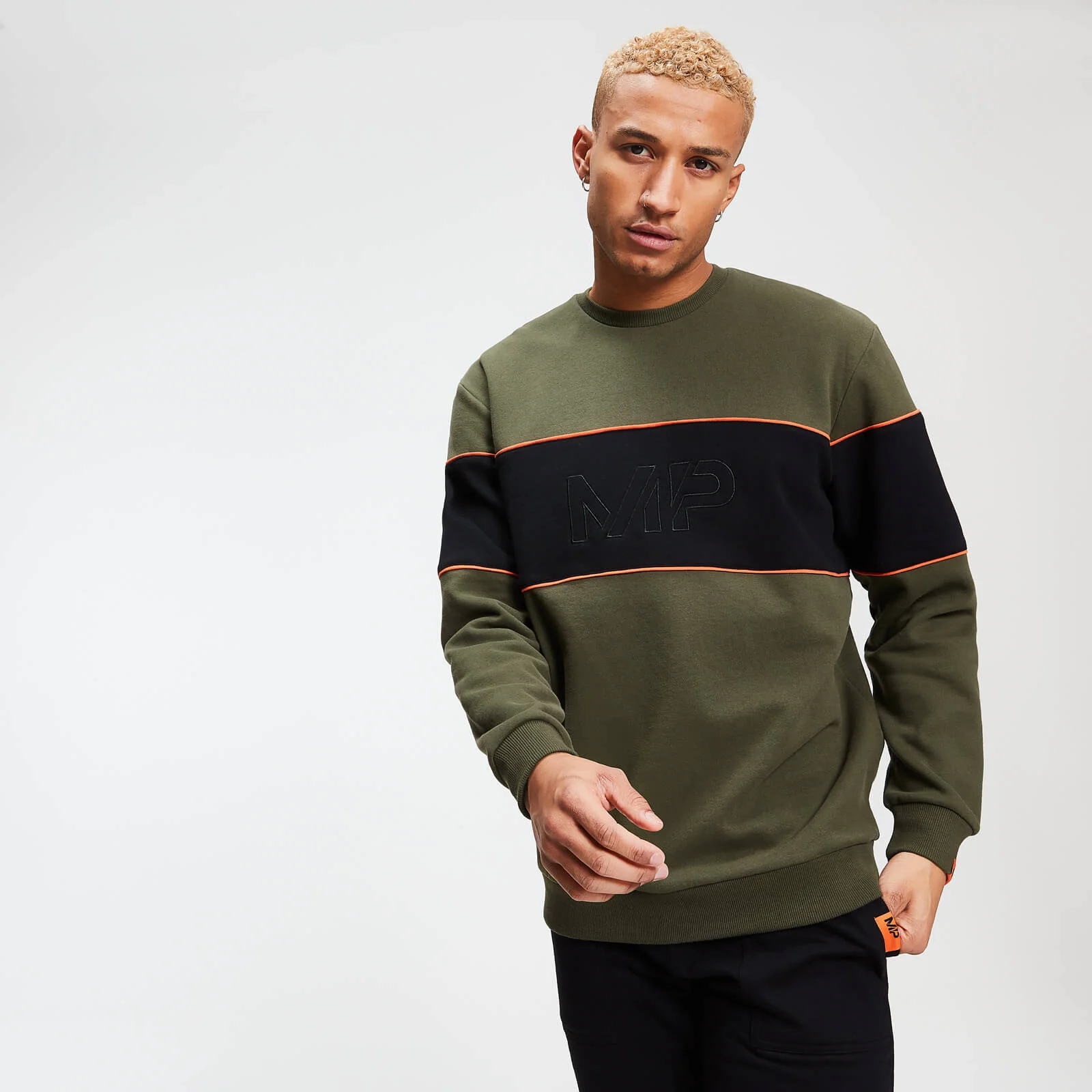 Sudadera Stripe Rest Day - Verde Militar - XS Imagen 1