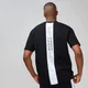 Camiseta de Manga Corta Graphic Stripe Rest Day - Negro