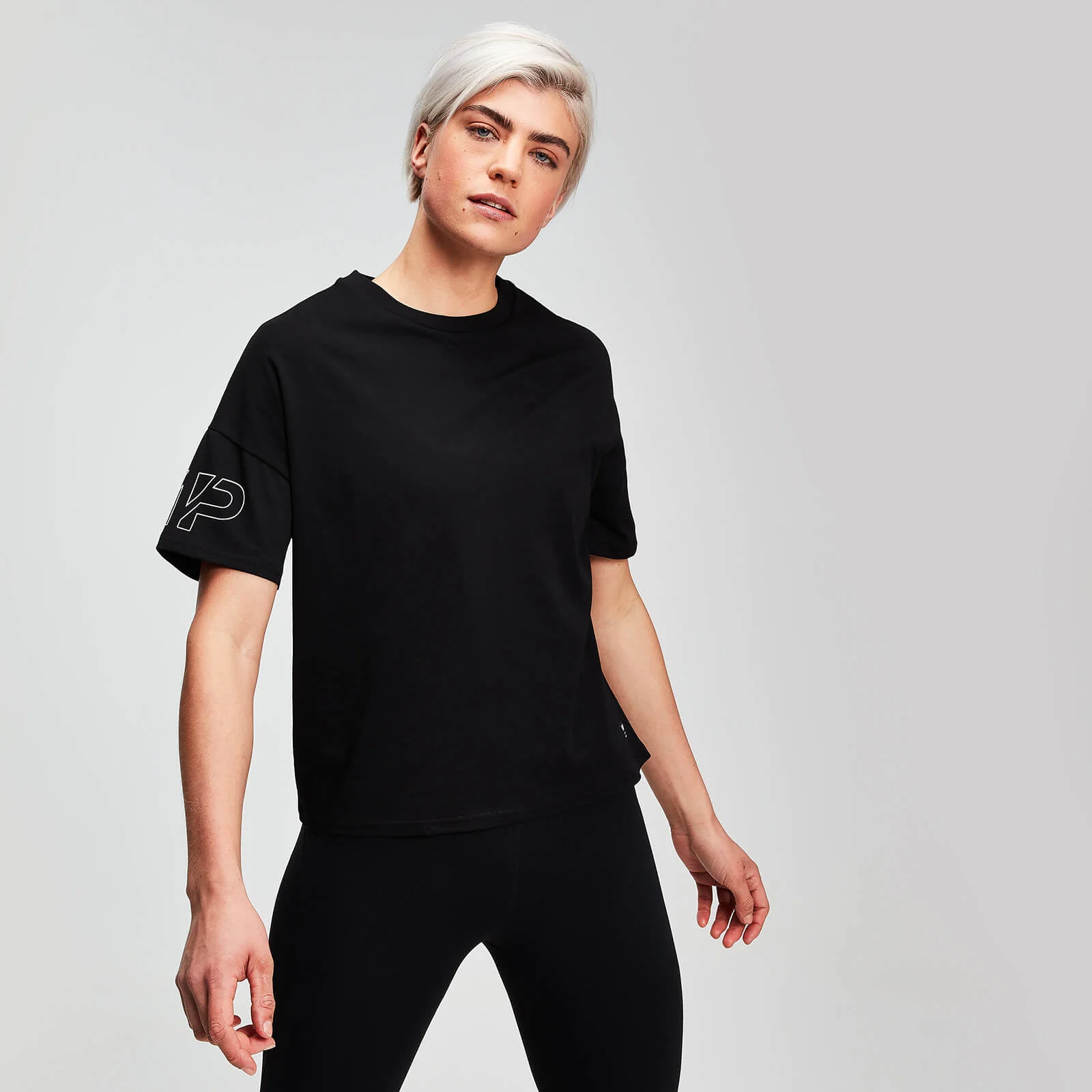 Camiseta de Manga Corta Power - Negro - XS Imagen 1