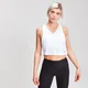Crop Top Ribbed V - Blanco