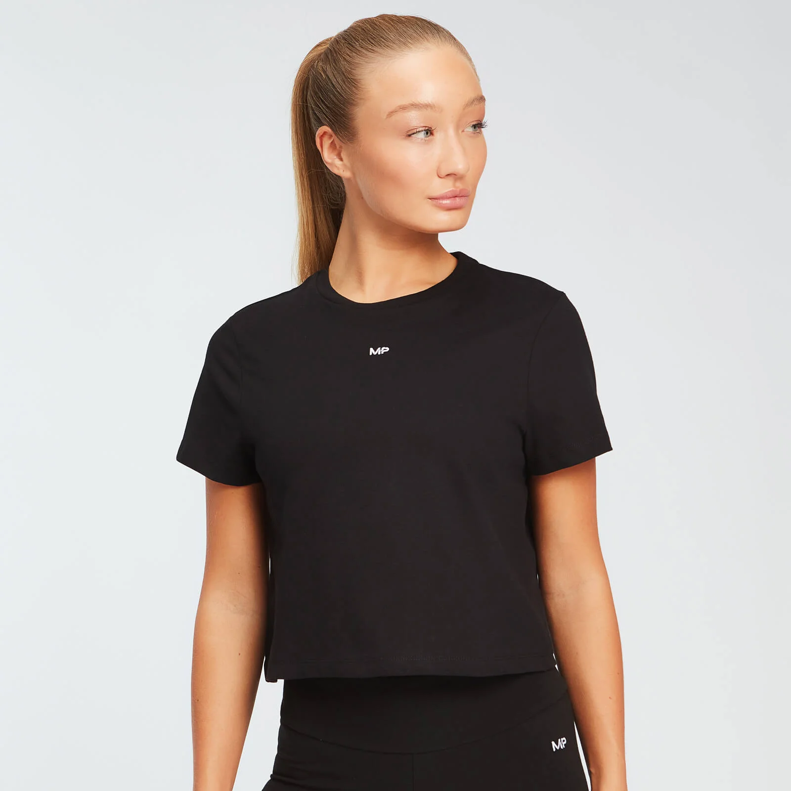 Camiseta corta Essentials para mujer de MP - Negro - XS Imagen 1