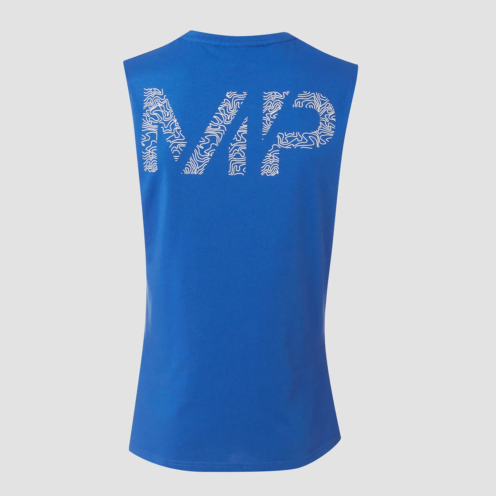 Camiseta sin Mangas Topograph - Azul Cobalto - XS Imagen 1