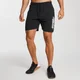 Pantalón corto de entrenamiento estampado para hombre - Negro