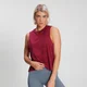 Camiseta sin mangas con sisas caídas Training para mujer - Ciruela