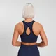 Sujetador deportivo acanalado sin costuras Training para mujer - Midnight