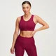 Sujetador deportivo Velocity Sculpt para mujer - Ciruela
