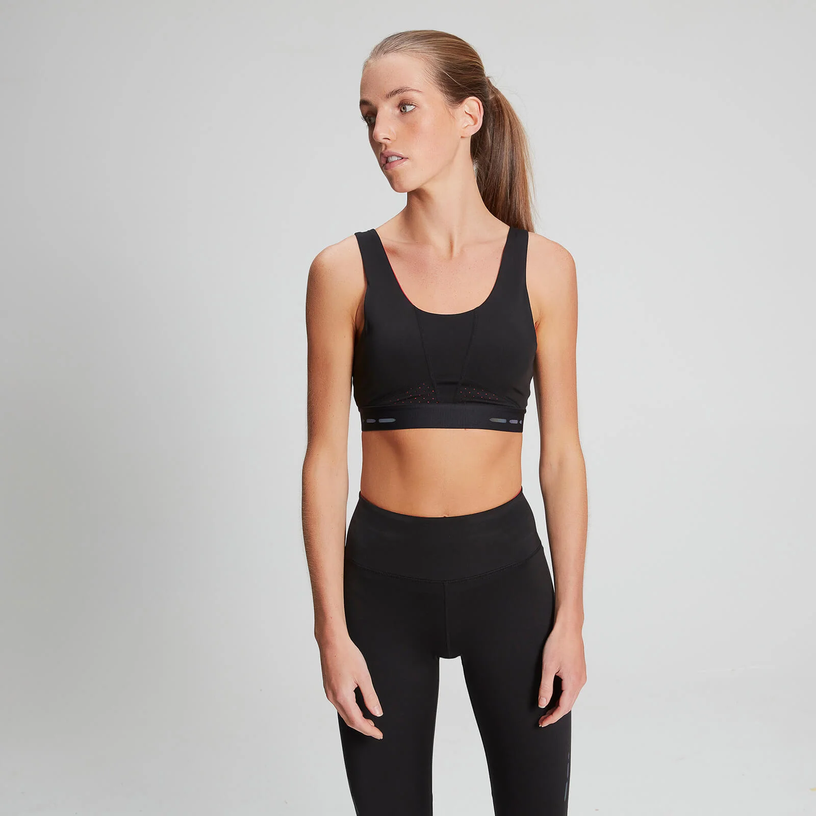 Sujetador deportivo Power Ultra - Negro/Danger - XS Imagen 1