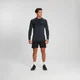 Camiseta de manga larga sin costuras Essentials para hombre - Carbon Marl