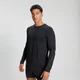 Camiseta de manga larga Velocity para hombre - Negro
