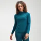 Top Performance con cremallera de 1/4 para mujer de MP - Verde Deep Lake