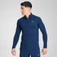 Camiseta con cremallera ¼ Velocity para hombre de MP - Azul oscuro