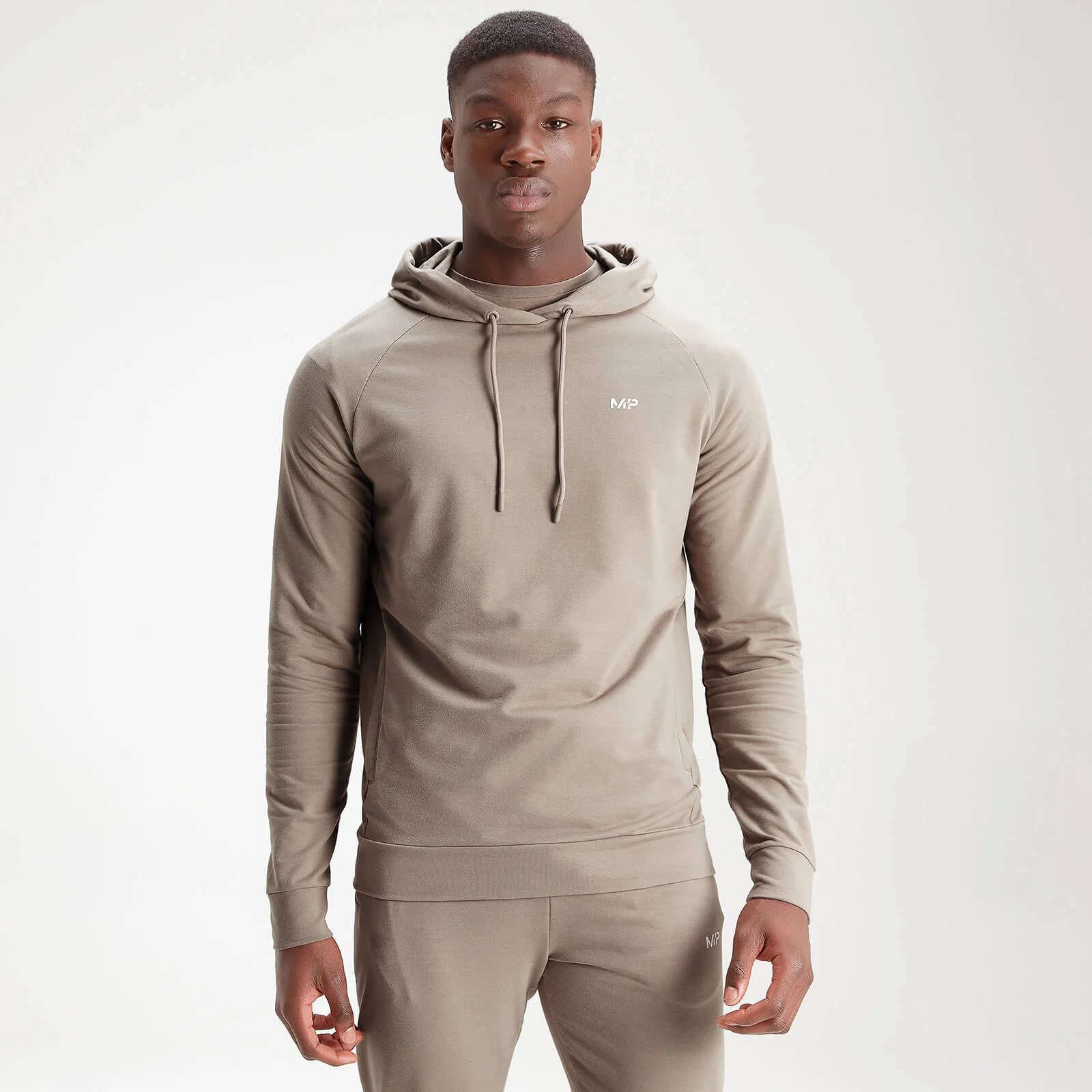 MP Men's Form Pullover Hoodie - Taupe - XXS Imagen 1