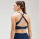 Sujetador deportivo con espalda cruzada Power para mujer de MP - Azul oscuro