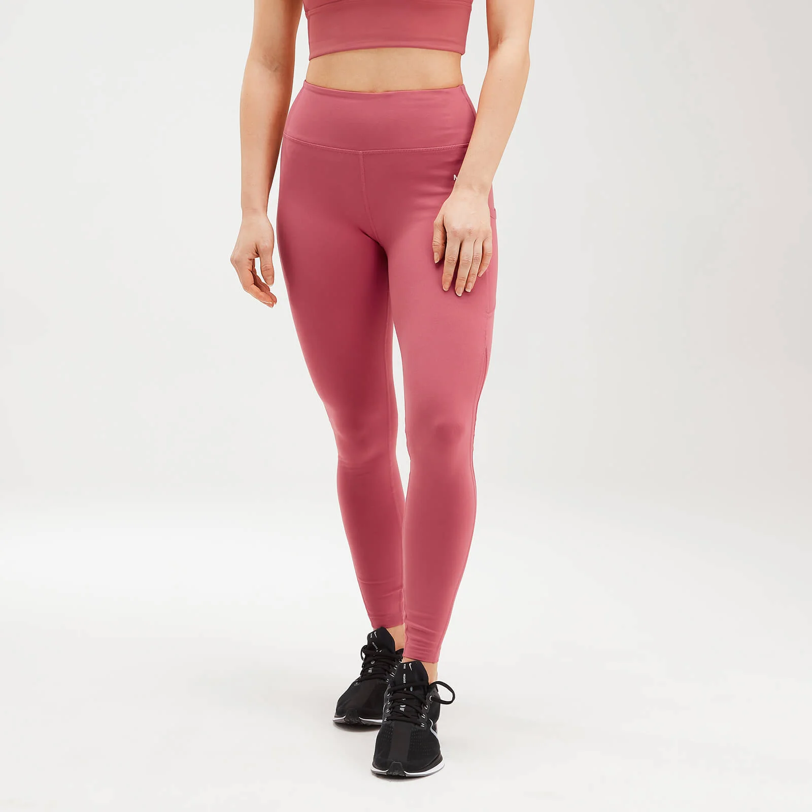 Mallas con paneles de rejilla Power para mujer de MP - Rosa baya - XXS Imagen 1