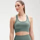 Sujetador deportivo con tirantes cruzados y sin costuras Shape Ultra para mujer - Verde lavado