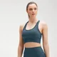 Sujetador deportivo con tirantes cruzados y sin costuras Shape Ultra para mujer - Deep Sea Blue