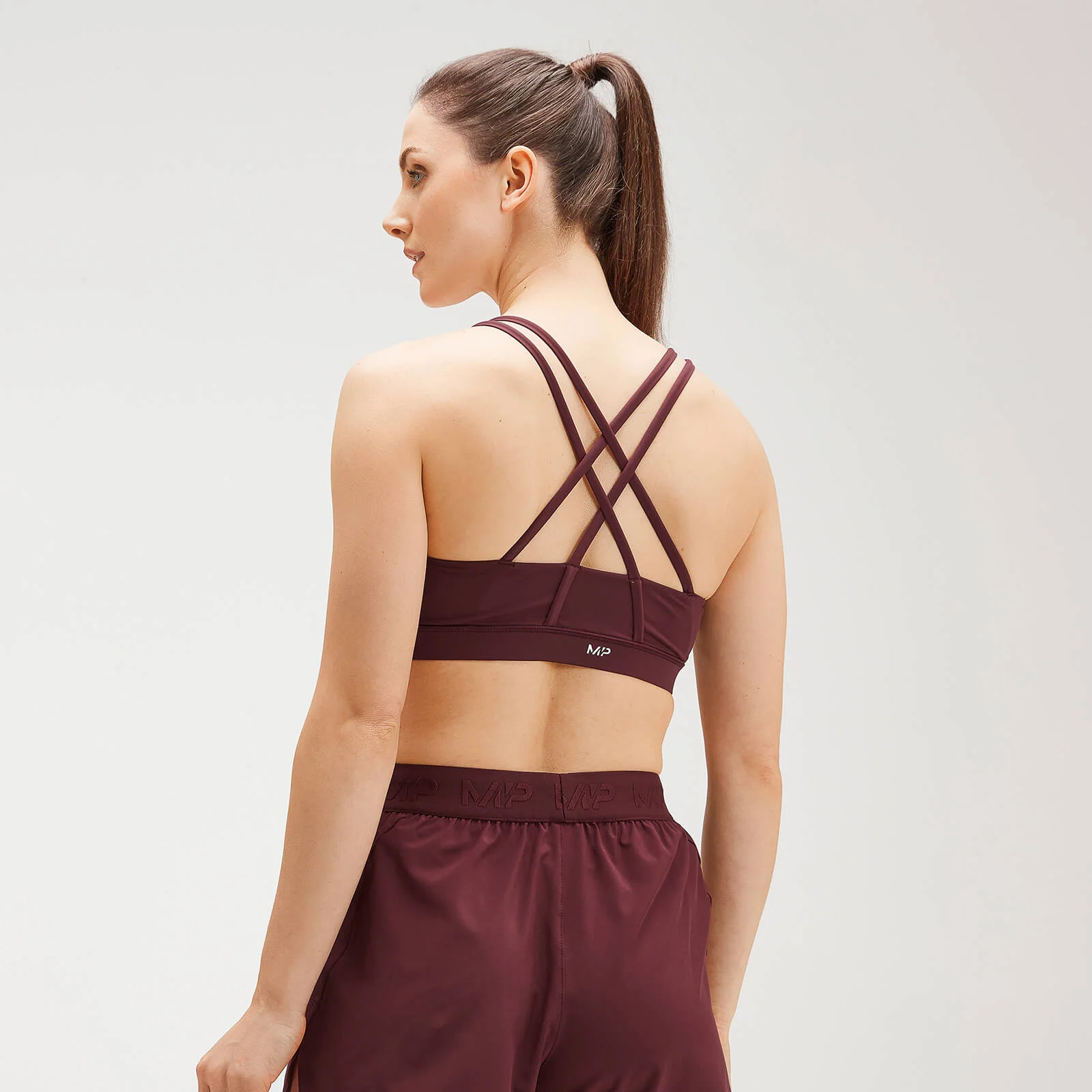 MP Women's Training Control Sports Bra - Washed Oxblood - XXS Imagen 1