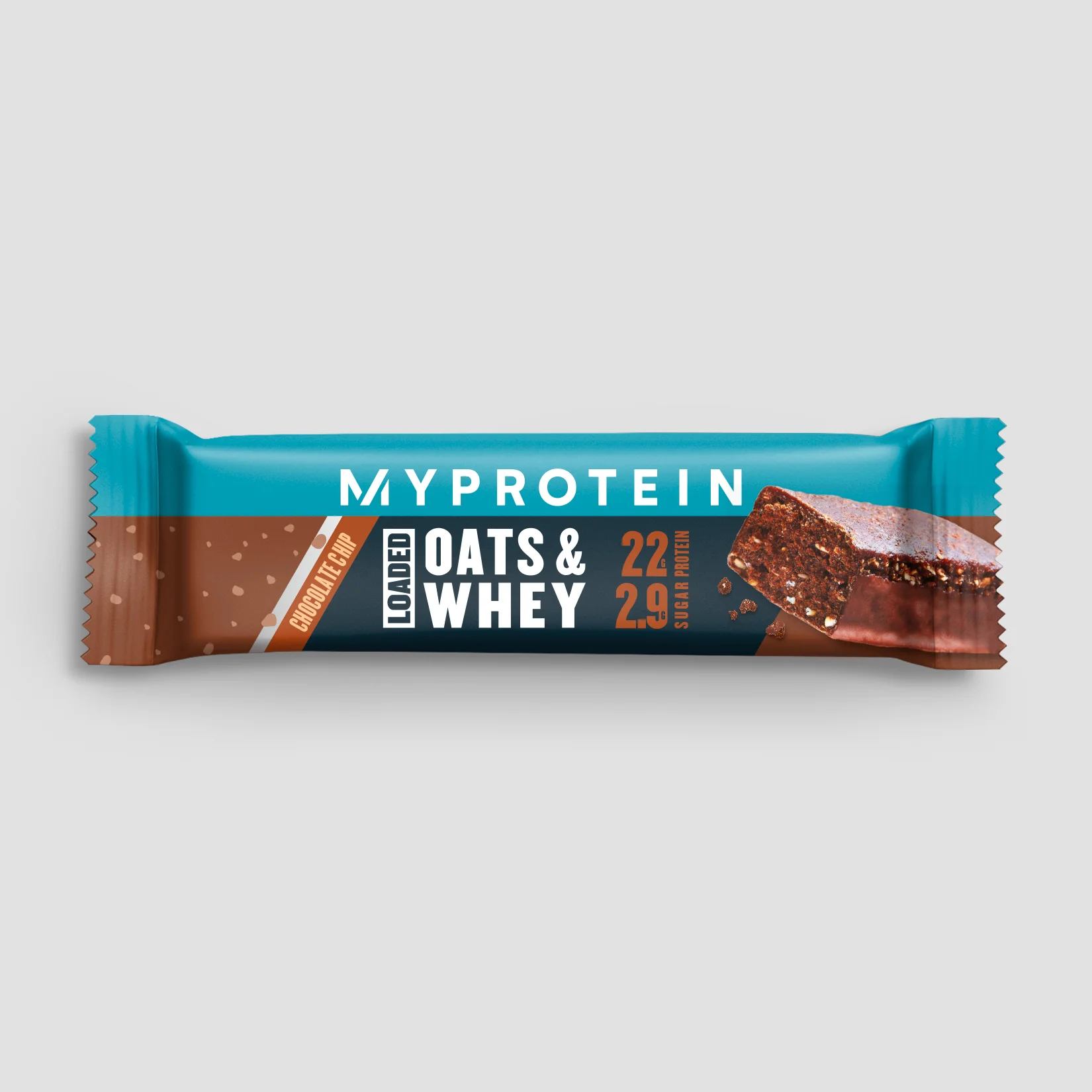 Barrita de avena y proteína de lactosuero (muestra) - Gotas de Chocolate Imagen 1